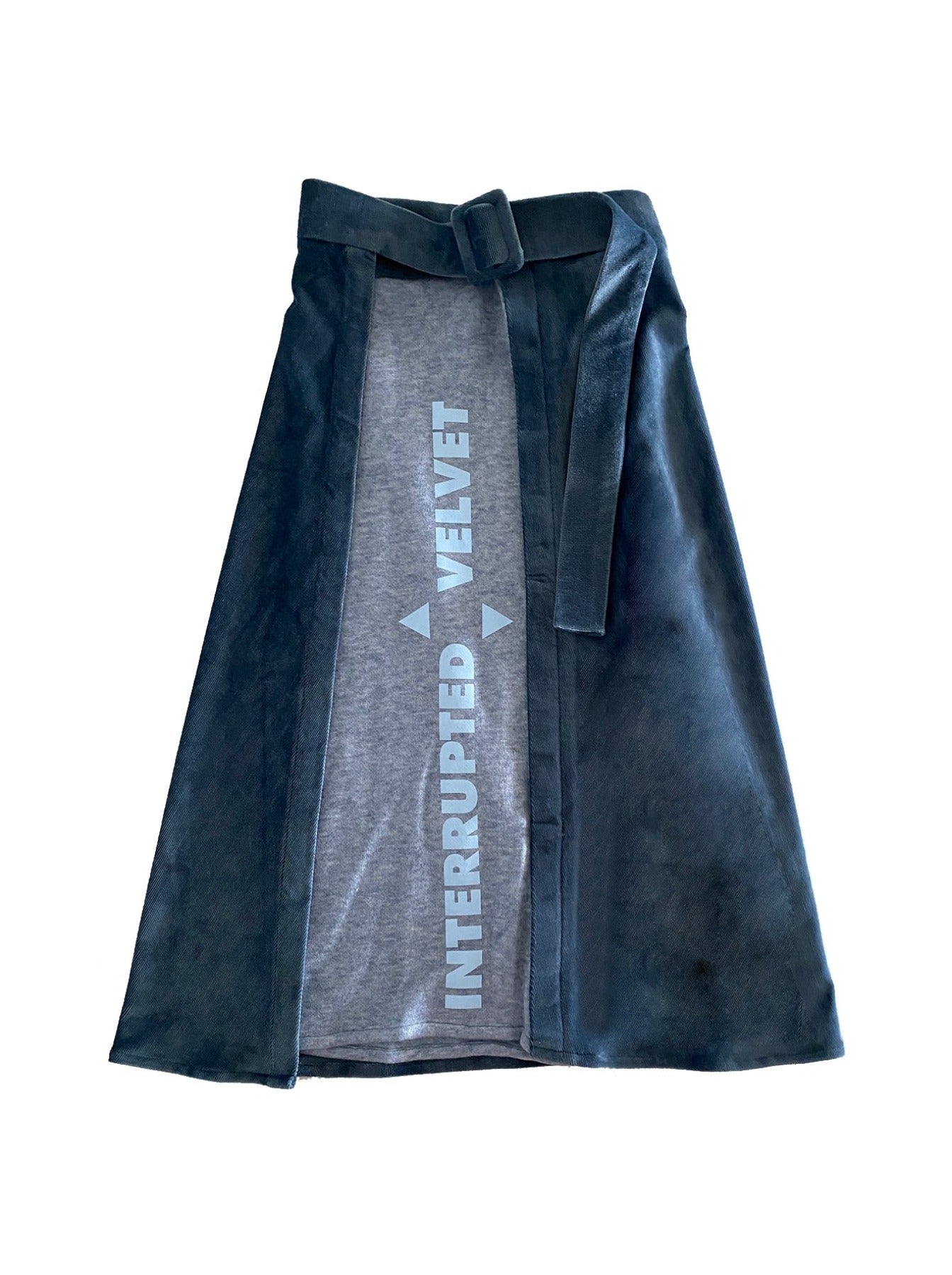 Interrupted Velvet Skirt